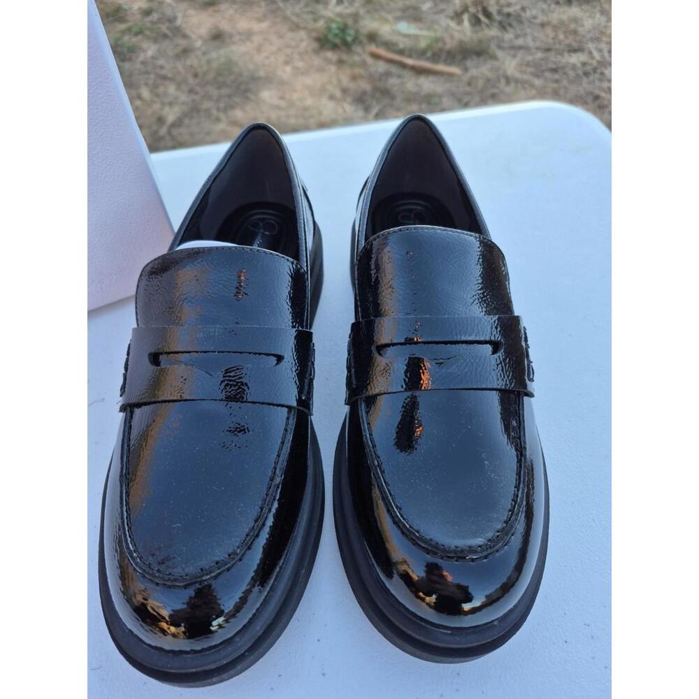 Jessica Simpson Womens Xuris Black Patent Loafer Shoes 6.5 JS-XURIS - Picture 3 of 9